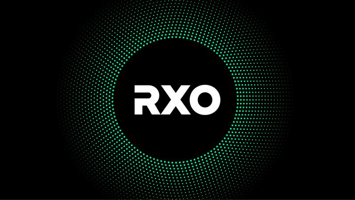 Logo RXO autour des points