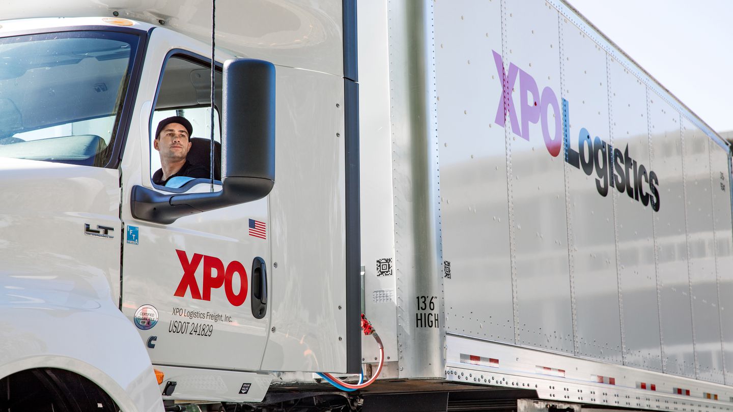Man in XPO truck