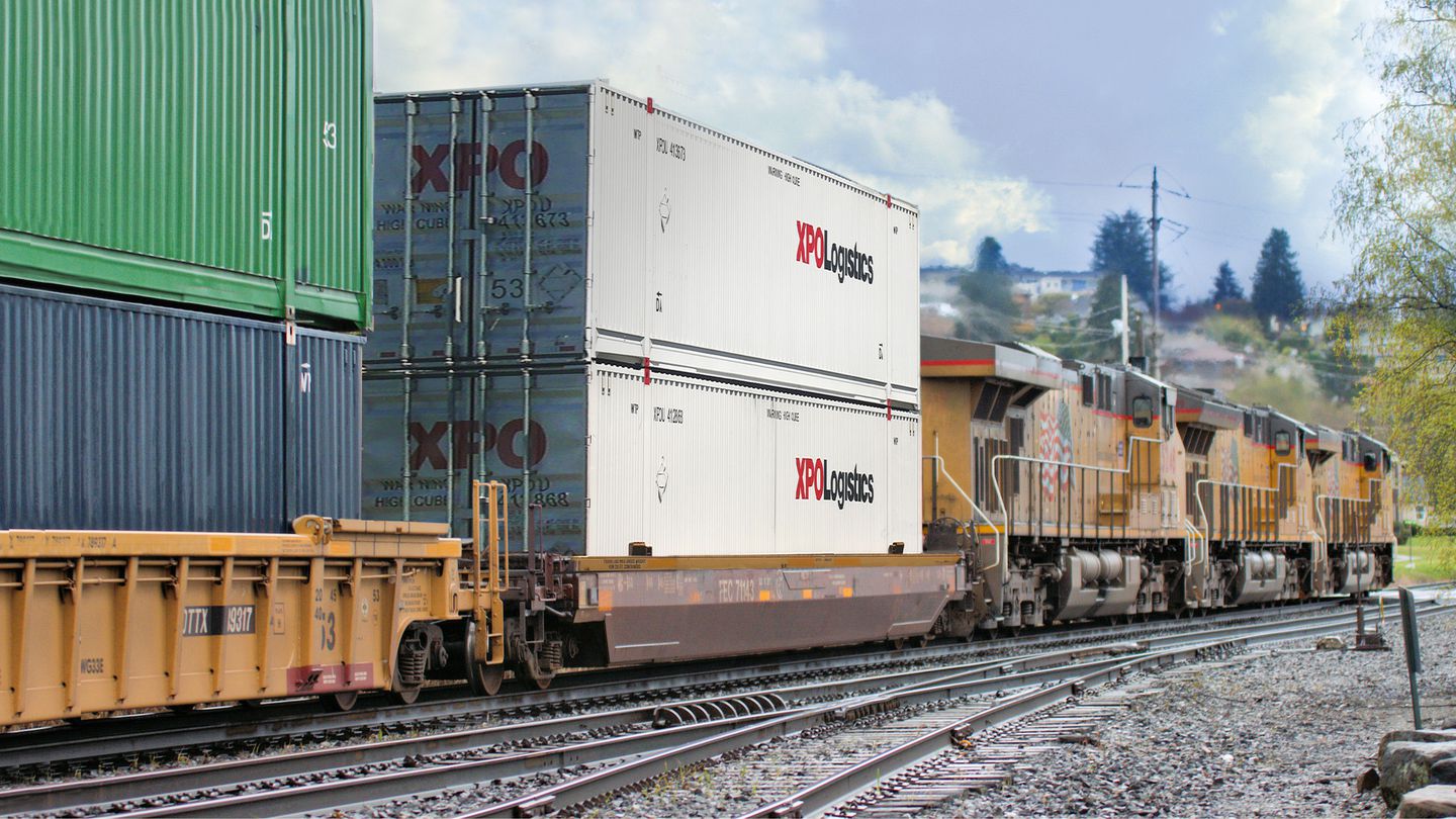 Containers on the rail