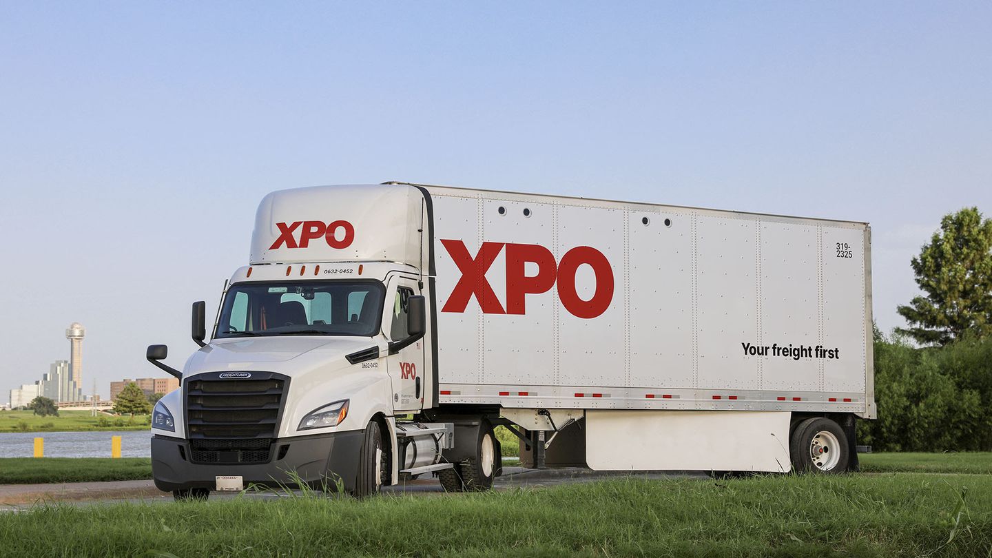 XPO truck parked